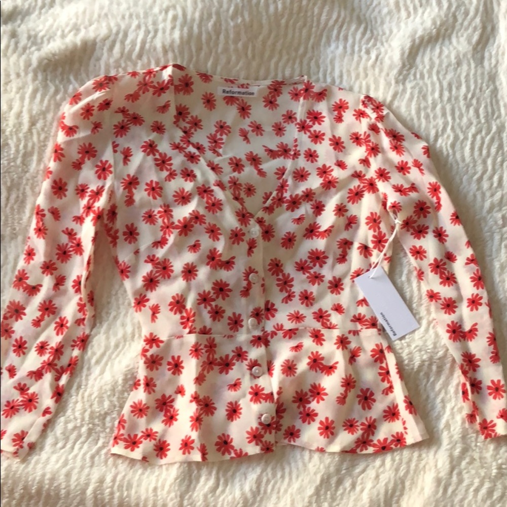NEW Reformation Jemma Top - Picture 8 of 8